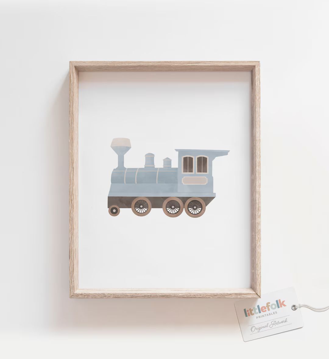 Train Poster, Printable Train Wall Art, Steam Locomotive, Transportation Decor, Boys Room Decor, ... | Etsy (US)
