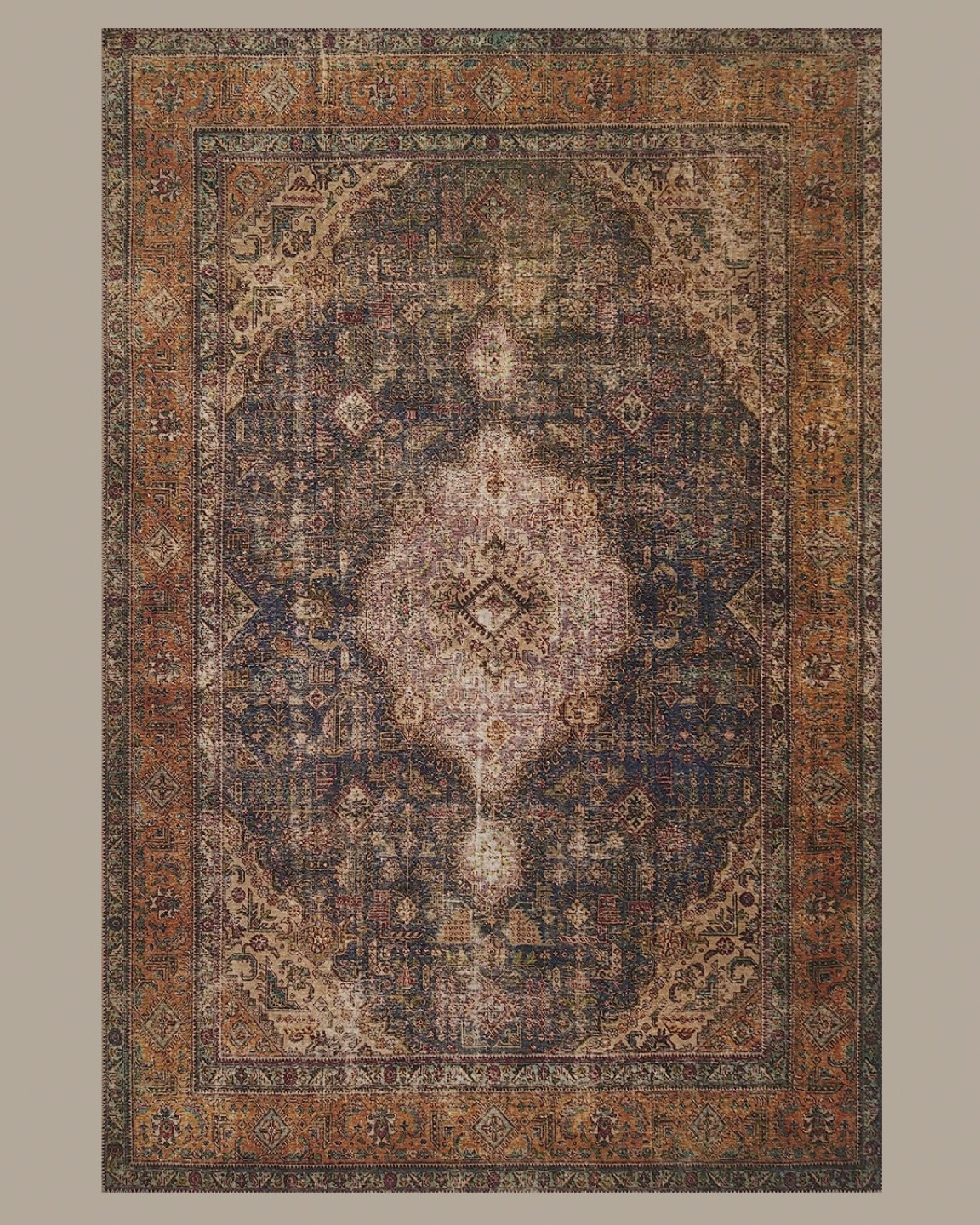 Loloi II Loren in the color Plum/Multi 
Vintage Inspired Area Rig | Area Rugs | Loloi Rugs | Low Profile Rug | Traditional Area Rug | Vintage Area Rug

#LTKhome