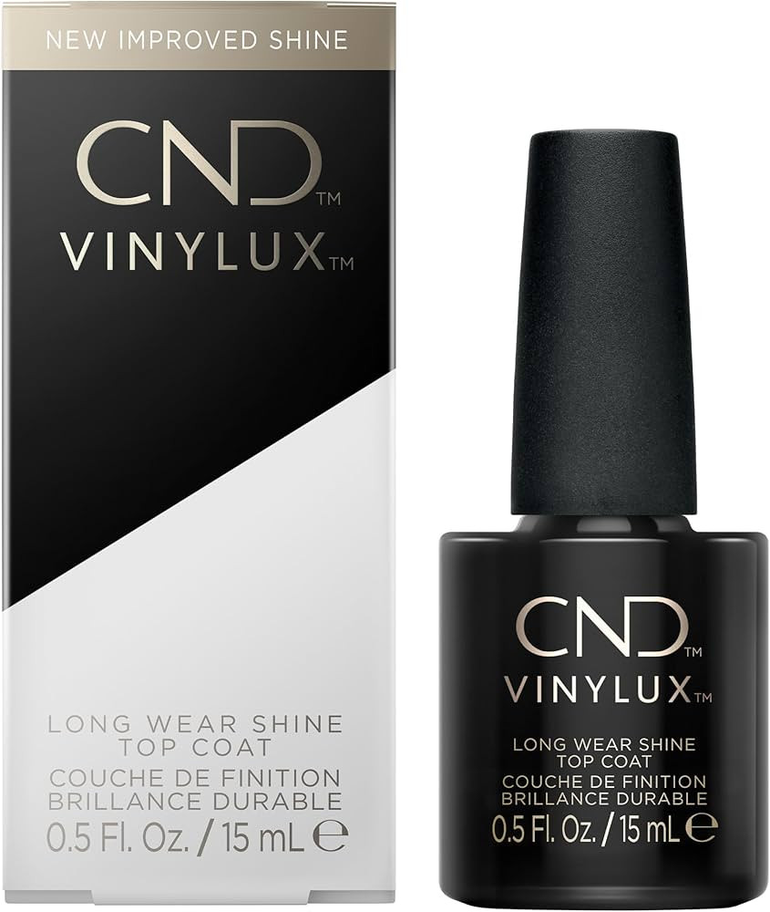 CND Vinylux Long Wear Shine Top Coat, Quick Drying Formula, Easy to Remove, 0.5 Fl Oz | Amazon (US)
