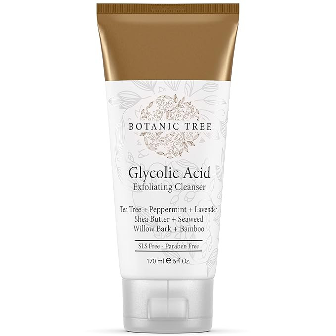 Amazon.com: Glycolic Acid Face Wash, Exfoliating Facial Cleanser For Facial Skin Care, Acne Treat... | Amazon (US)