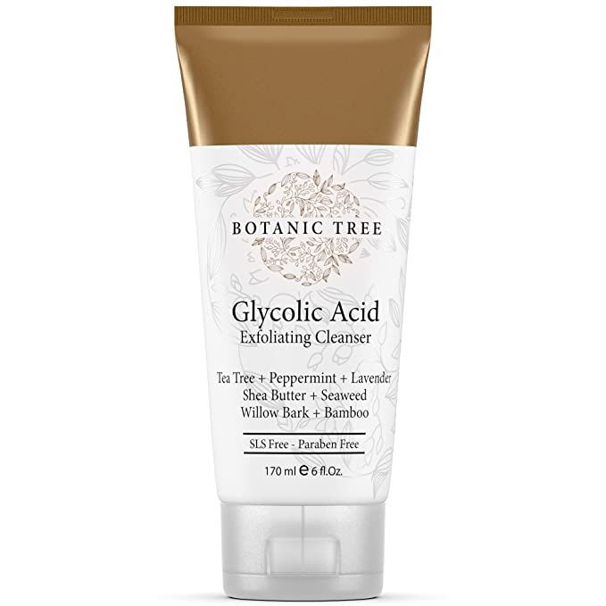 Botanic Tree Glycolic Acid Face Wash - Exfoliating Face Wash with 10% Glycolic Acid, AHA and Sali... | Amazon (US)