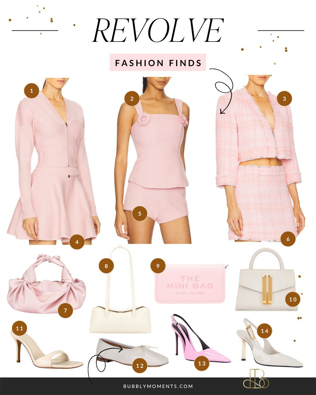 💖 Think pink this season! Effortless chic meets feminine elegance with these stunning Revolve fashion finds! From luxe tailored sets to the perfect statement heels and bags, these pieces will upgrade your wardrobe instantly. 🌸✨📌 Shop the looks:1️⃣ Flirty and feminine dresses 💃2️⃣ Classic tweed suits for every occasion 💼3️⃣ Must-have accessories that steal the spotlight 💼👠🛍️ Click to shop your favorites now! Don't miss out on these timeless staples that will take you from brunch to dinner in style!#OOTD #RevolveStyle #PinkVibes #ChicAndTrendy #StyleGoals #WardrobeEssentials #FashionistaFinds #ClosetMustHaves #ShopNow #EffortlessStyle #FashionAddict #LuxuryVibes #TrendyOutfits #RevolveLover #OutfitInspiration

#LTKParties #LTKStyleTip #LTKSeasonal