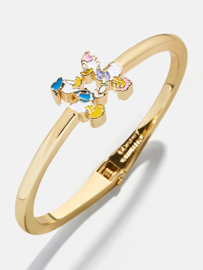 Disney Donald Duck & Daisy Duck Kissing Cuff Bracelet - Donald Duck & Daisy Duck | BaubleBar