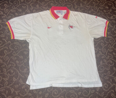 Men’s Vintage Kansas City Chiefs NFL Pro Line Reebok Polo Shirt XXL White 2XL?  | eBay | eBay US