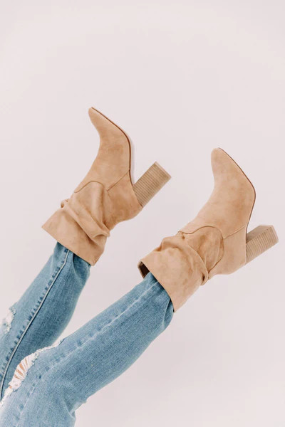 Toffee Slouchy Bootie | Lane 201 Boutique