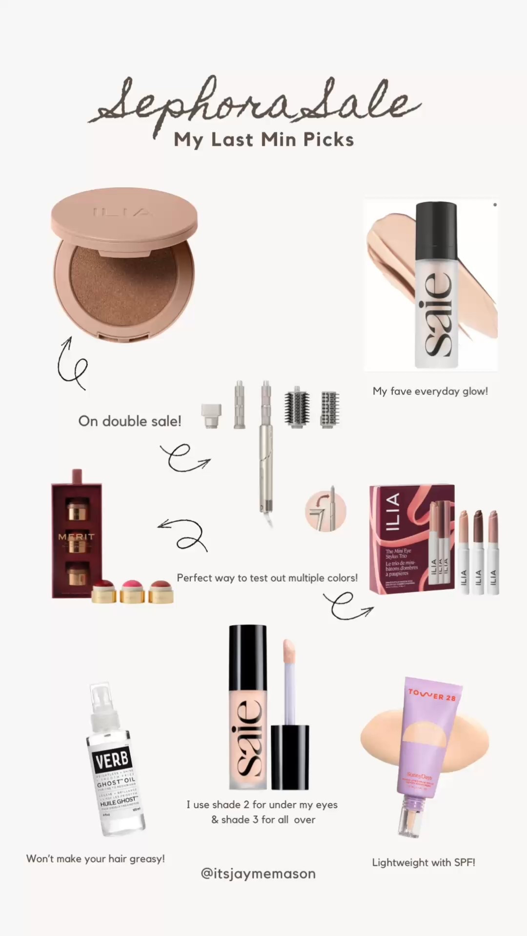 If you’re still shopping the Sephora Sale, here are my everyday faves 🤍 

#LTKSaleAlert #LTKGiftGuide #LTKCyberWeek