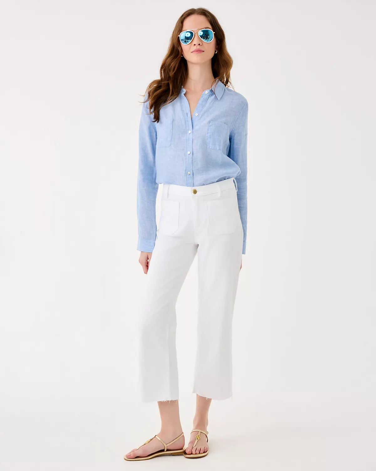 27" Harleen High Rise Crop Jean | Lilly Pulitzer