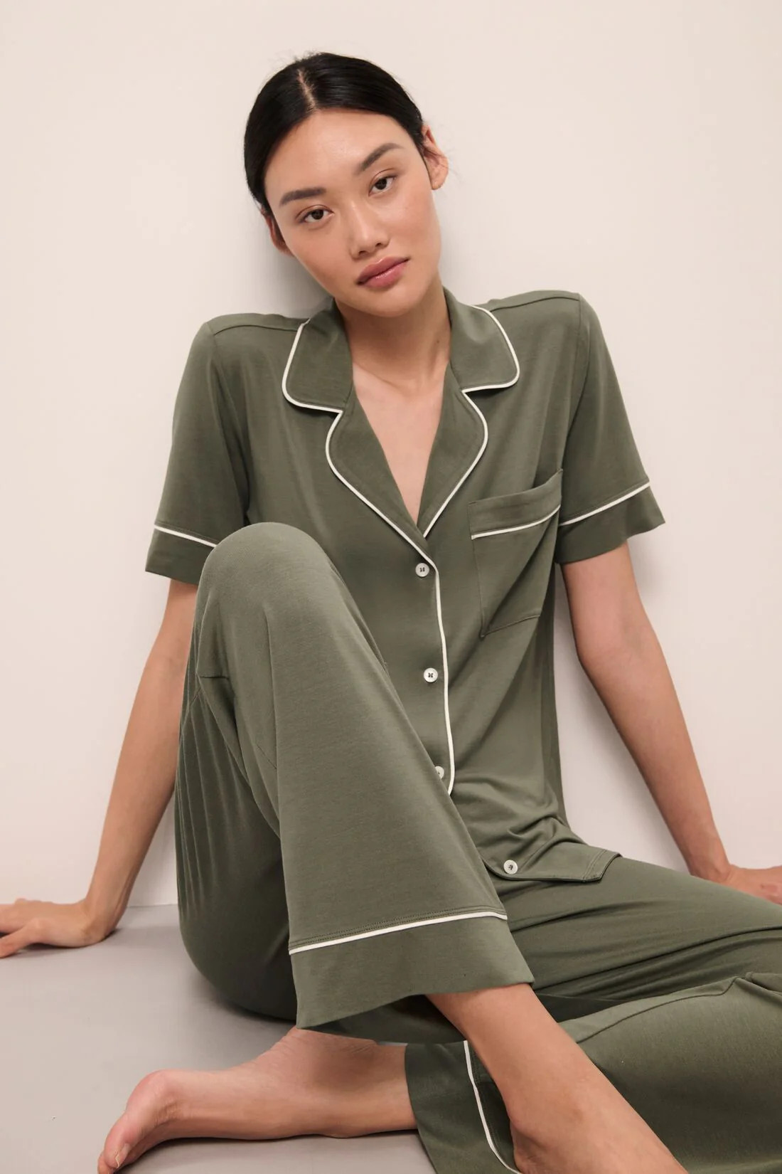 Gisele TENCEL™ Modal Short Sleeve & Pant PJ Set | Eberjey