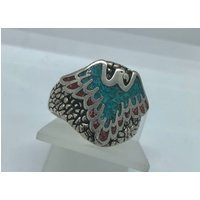 Vintage Handmade 1989 Thunderbird | Bird Spirits Ring G&s Silver New 9, 11, 14 | Etsy (US)