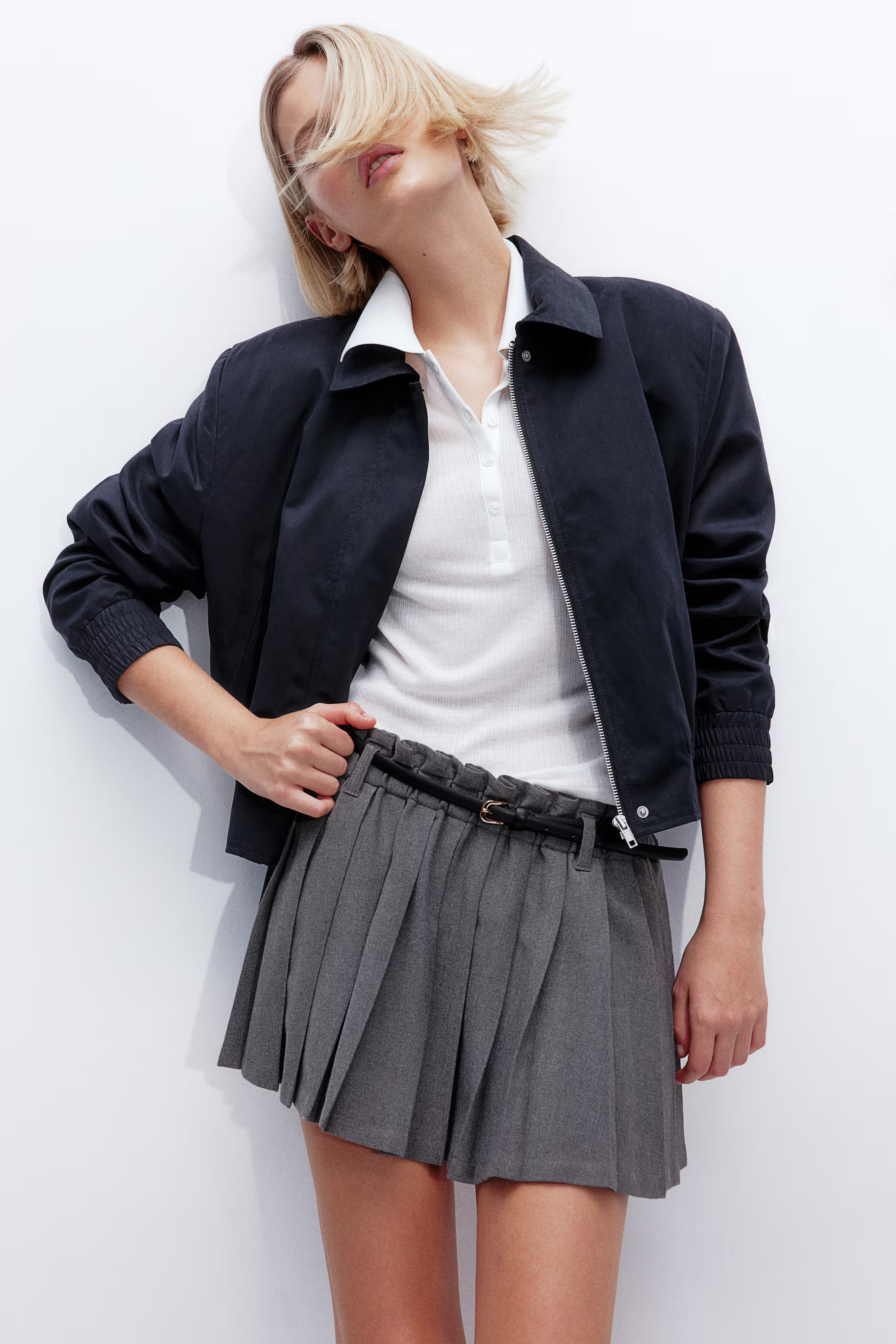 Pleated Mini Skirt | H&M (US + CA)