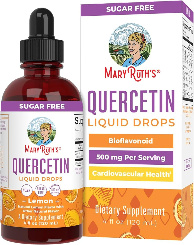 MaryRuth Organics Quercetin Liquid Drops | Sugar Free | Liquid Quercetin 500mg for Adults & Kids ... | Amazon (US)