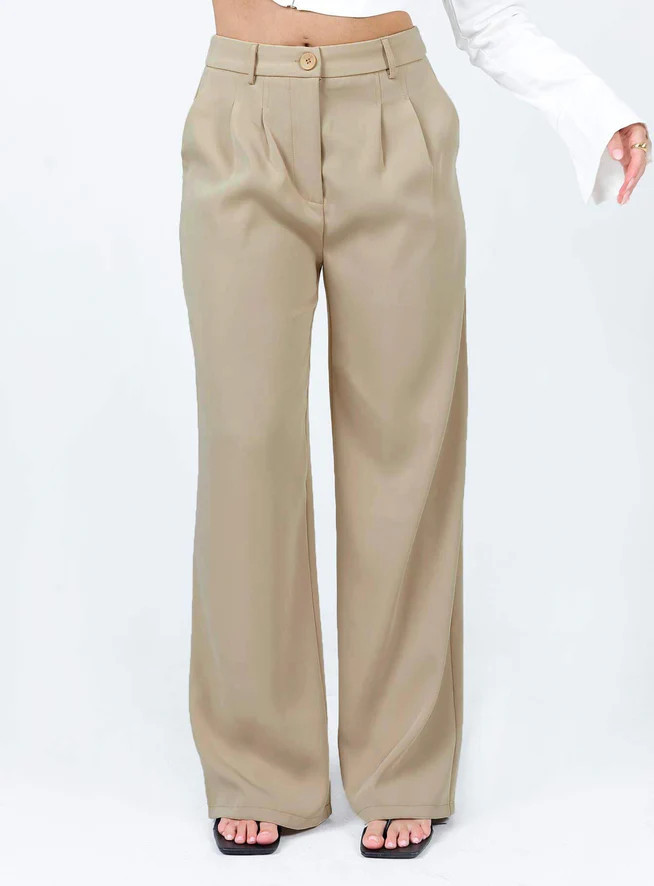 Archer Pants Taupe | Princess Polly AU