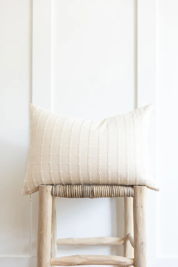 14x20 Chiang Cotton Lumbar Pillow Cover | Etsy | Etsy (US)