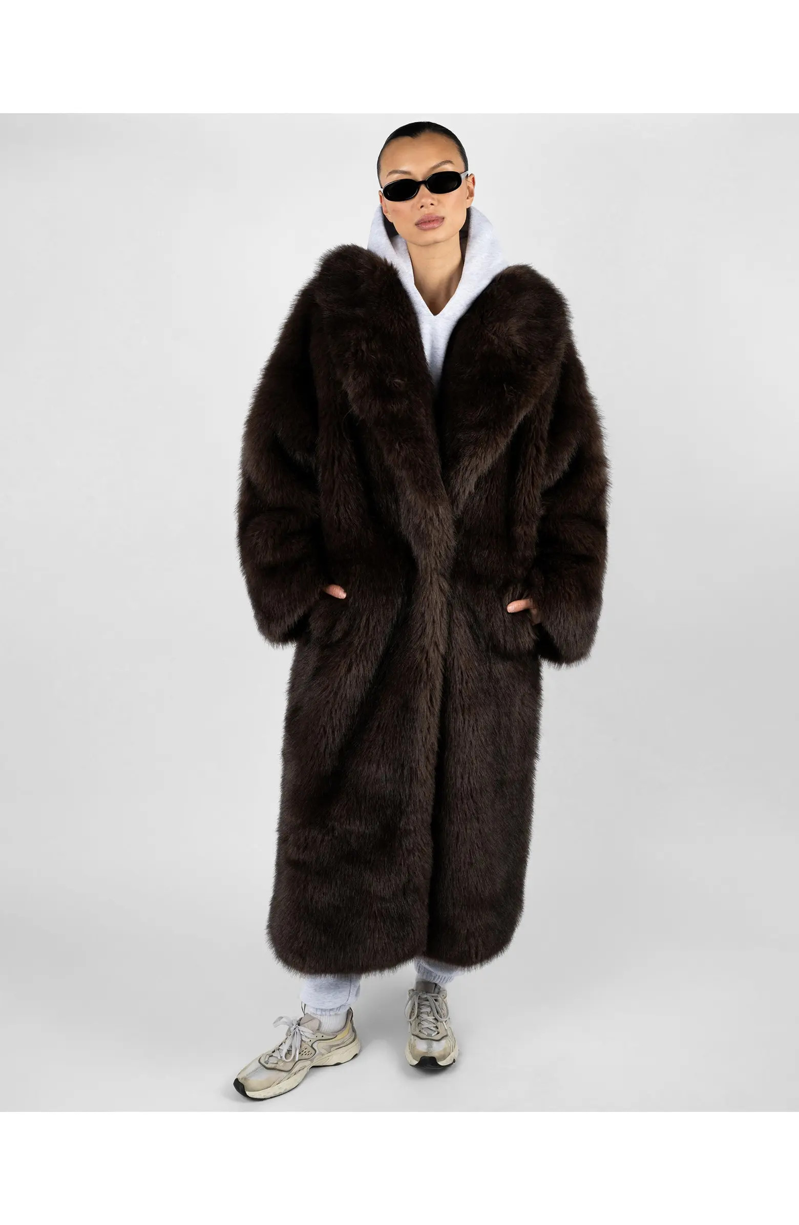 Long Faux Fur Jacket | Nordstrom