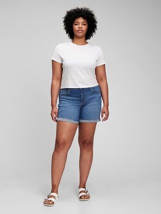 5" Mid Rise Denim Shorts with Washwell | Gap (US)