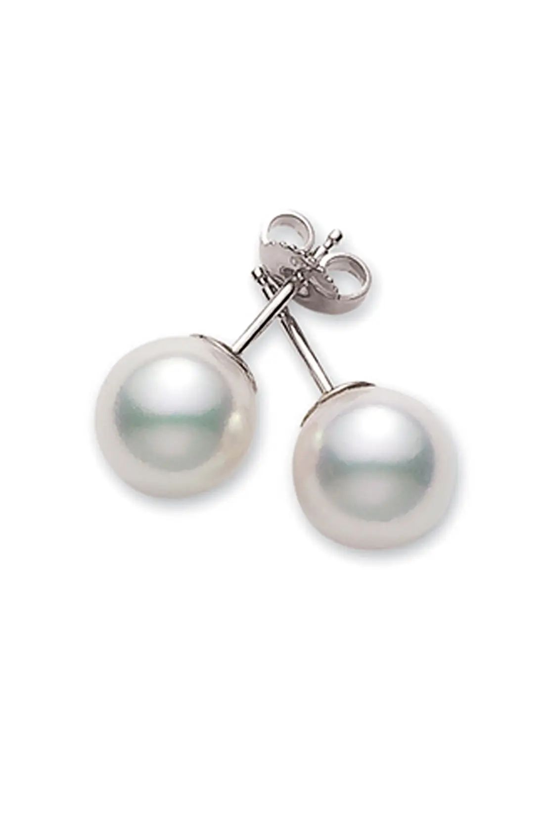 Mikimoto Akoya Pearl Stud Earrings, Size 7.5-8 Mm at Nordstrom | Nordstrom