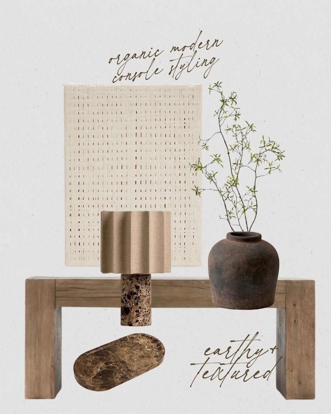 Earthy + textured console styling


#LTKHome
