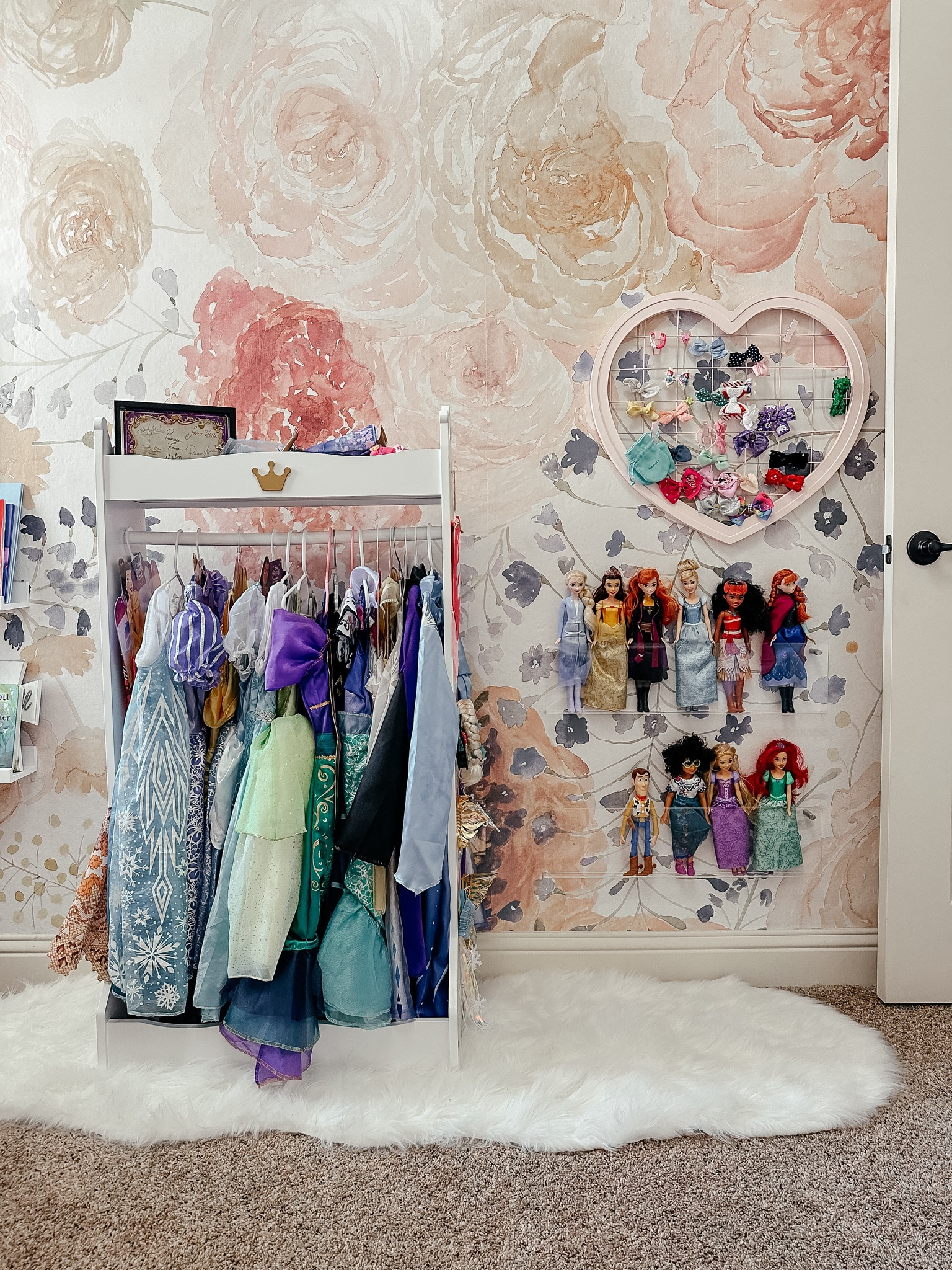 Dress up and doll organization solutions! Playroom organizing. Barbie doll shelf

#LTKfindsunder50 #LTKkids #LTKhome