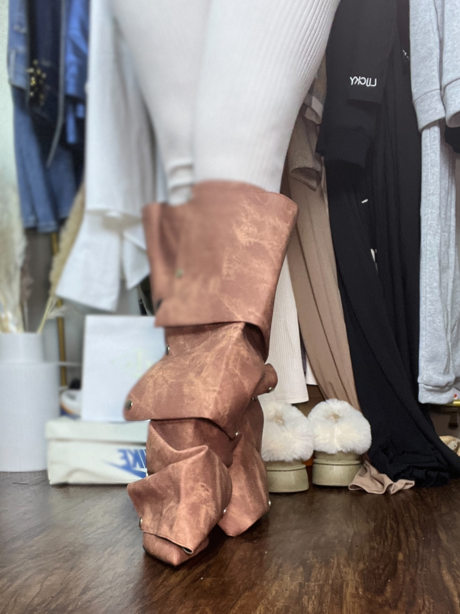Appliqué Denim Knee High Bootts

#LTKfindsunder100 #LTKGiftGuide #LTKstyletip