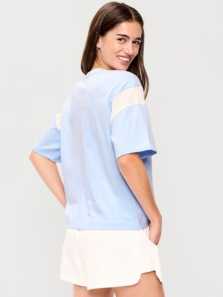 Short-Sleeve Loose Crew-Neck T-Shirt | Old Navy (US)