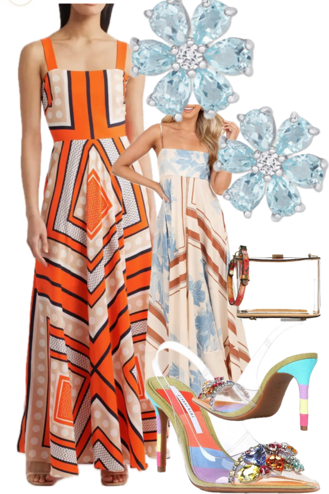 Women’s Fashion, summer Dresses, resort, casual, event, evening, jewelry, earrings, clear bag, stadium bag, sling back heels, Sun dresses

#LTKStyleTip #LTKItBag #LTKShoeCrush