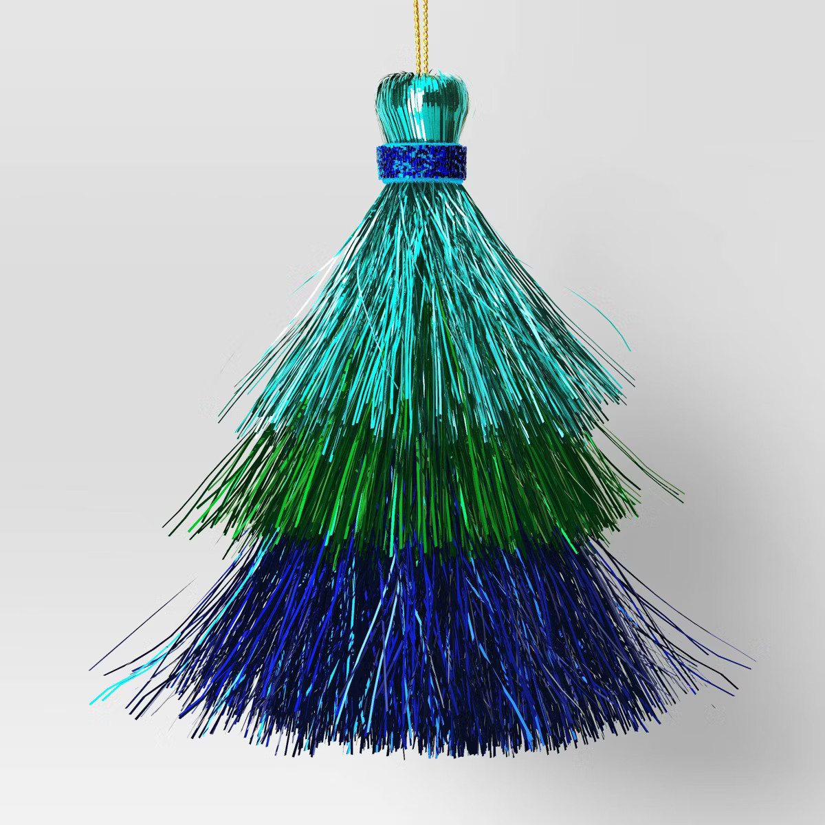 3' 5" Christmas Mini Tassel Ornament Set Green/Hot Pink/Blue - Wondershop™ | Target