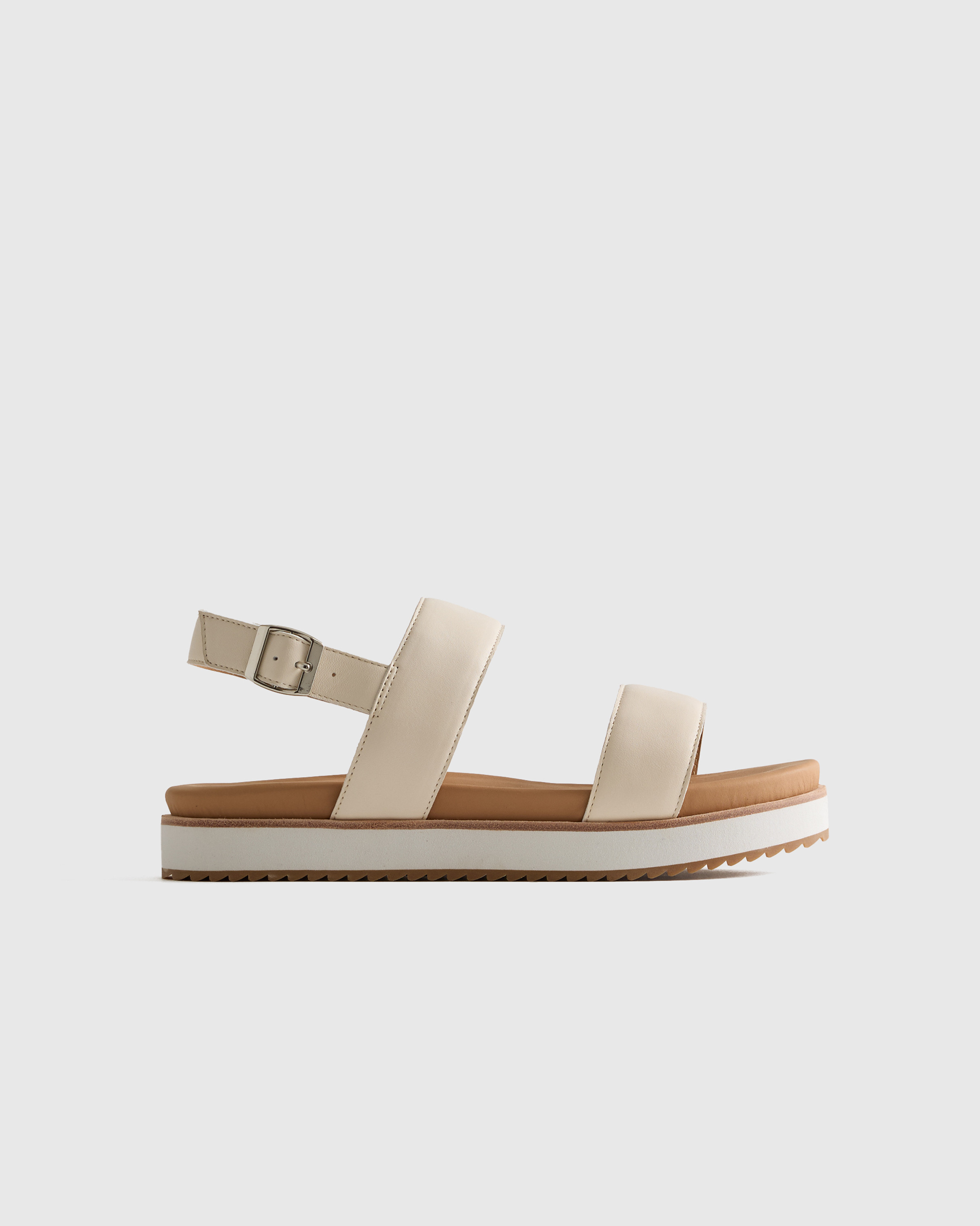 Italian Leather Water Repellent Platform Sandal | Quince