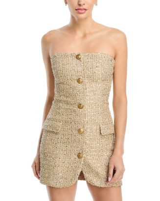 Madison Strapless Tweed Dress | Bloomingdale's (US)