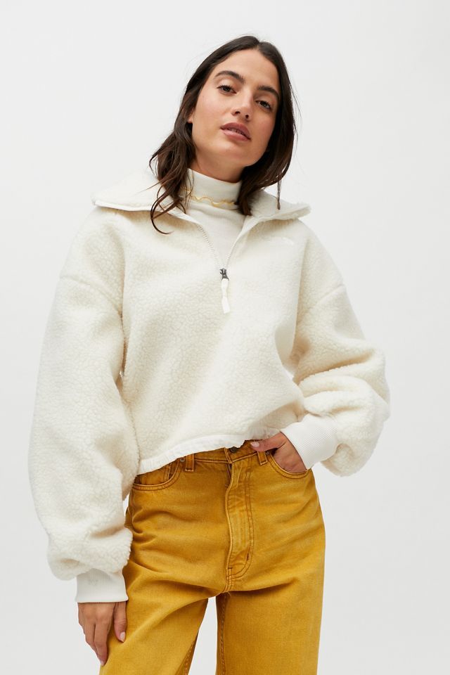 The North Face Platte Sherpa Quarter-Zip Jacket | Urban Outfitters (US and RoW)
