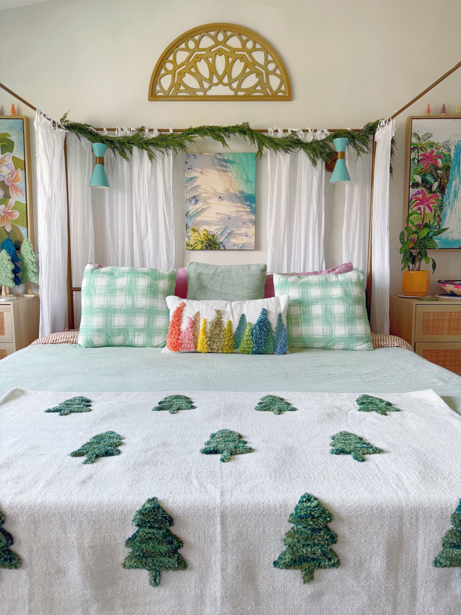 Rainbow Tree pillow 

#LTKHoliday #LTKSeasonal #LTKHome