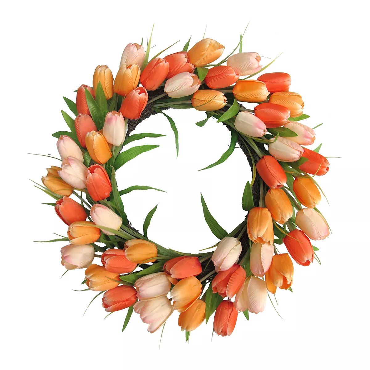 Sonoma Goods For Life® Faux Orange Tulip Wreath | Kohl's