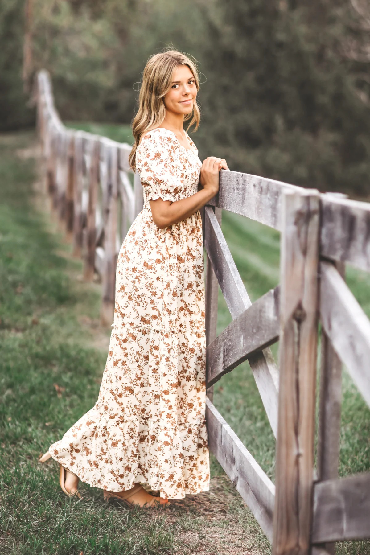 Women's Elle (mocha floral) | INDIE BLUE