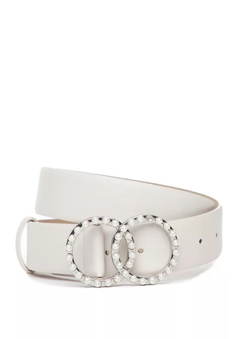 Double Ring Pearl Buckle Belt | Belk