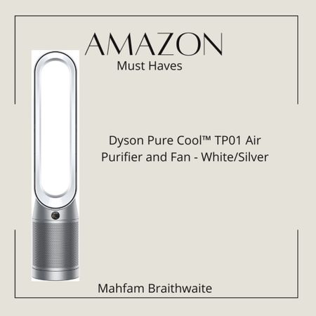 Dyson Pure Cool™ TP01 Air Purifier and Fan - White/Silver

#LTKxPrime #LTKbaby #LTKfamily