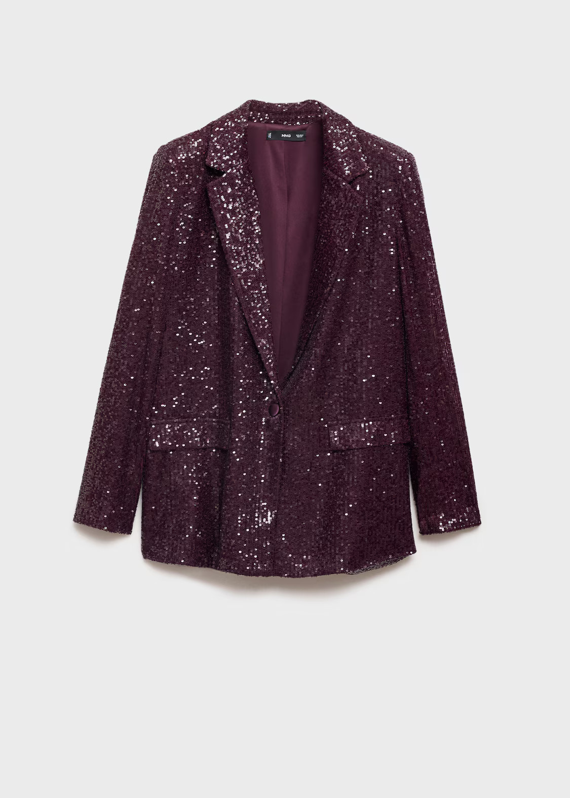 Sequined suit jacket - Women | MANGO United Kingdom | MANGO (UK)