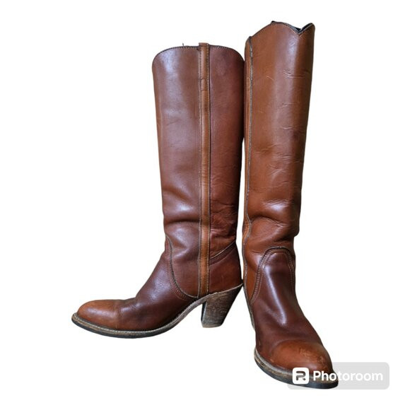 Vintage Ladies Frye Western Riding Boots | Poshmark
