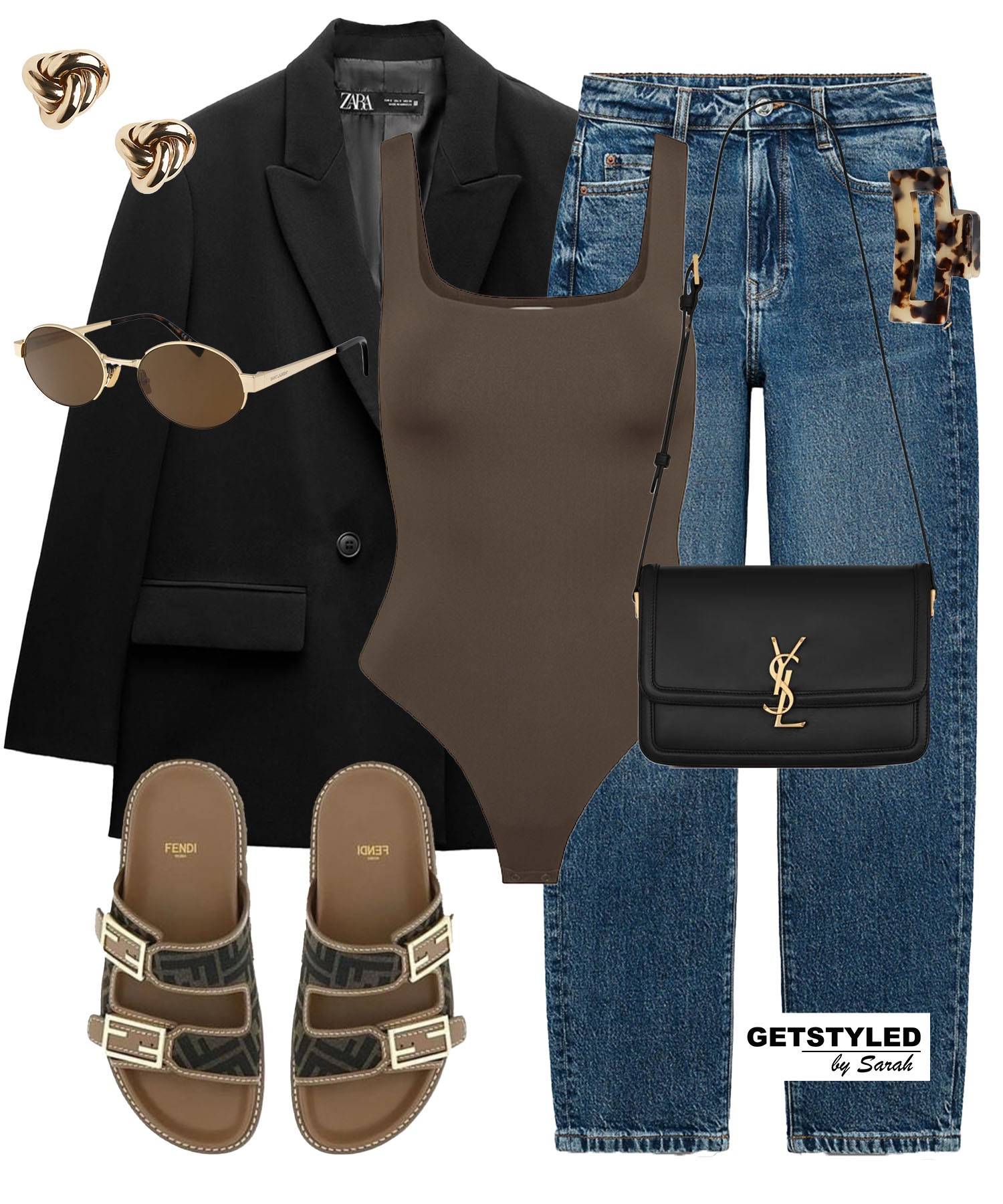 4 looks with a black blazer 🖤

#blazer #jeans #sandals #skirt #blackblzer #spring #summer #springfashion
Black blazer, denim jeans, Fendi sandals, H&M, mango, Zara, hm, Demellier London, bodysuit

#LTKstyletip #LTKshoes #LTKbag