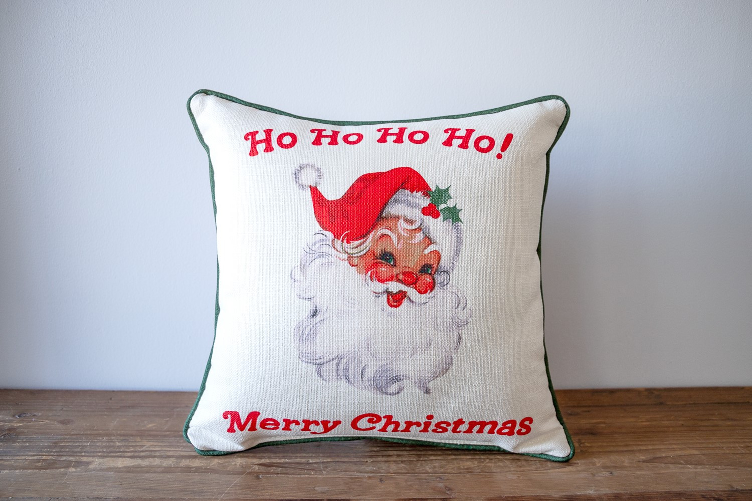 Ho Ho Ho Vintage Santa Pillow | Little Birdie | Little Birdie