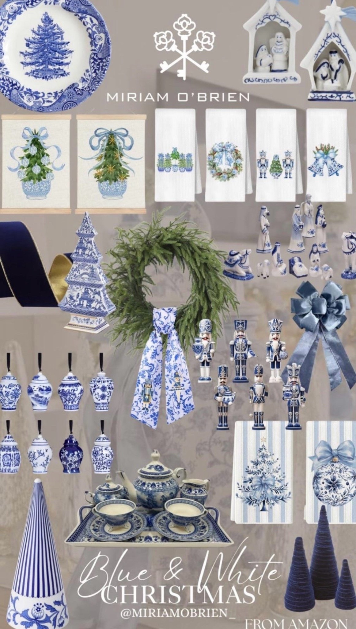 The blue and white Christmas from Amazon!

Follow me at @miriamobrien_ on IG and TikTok! 

#LTKHoliday #LTKHome #LTKOver40

#LTKHome #LTKOver40 #LTKSeasonal