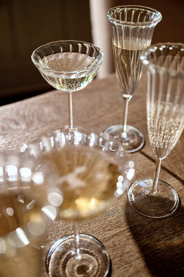 Fluted Coupe Glass | Magnolia