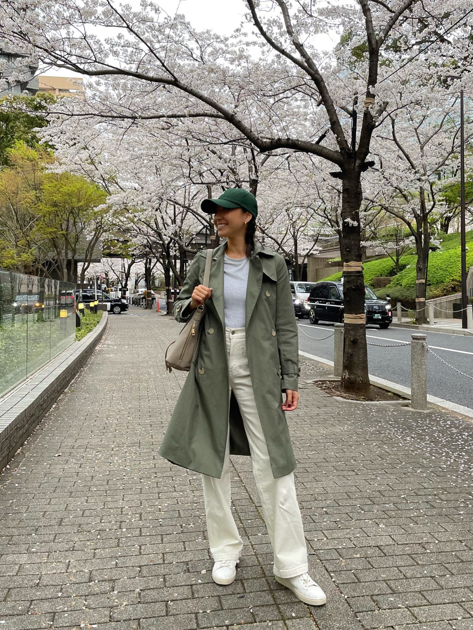 Japan spring outfit 

Trench coat - Mango xs 
White wide leg jeans - Madewell sized down 2 sizes standard length 

#LTKSeasonal #LTKtravel #LTKstyletip