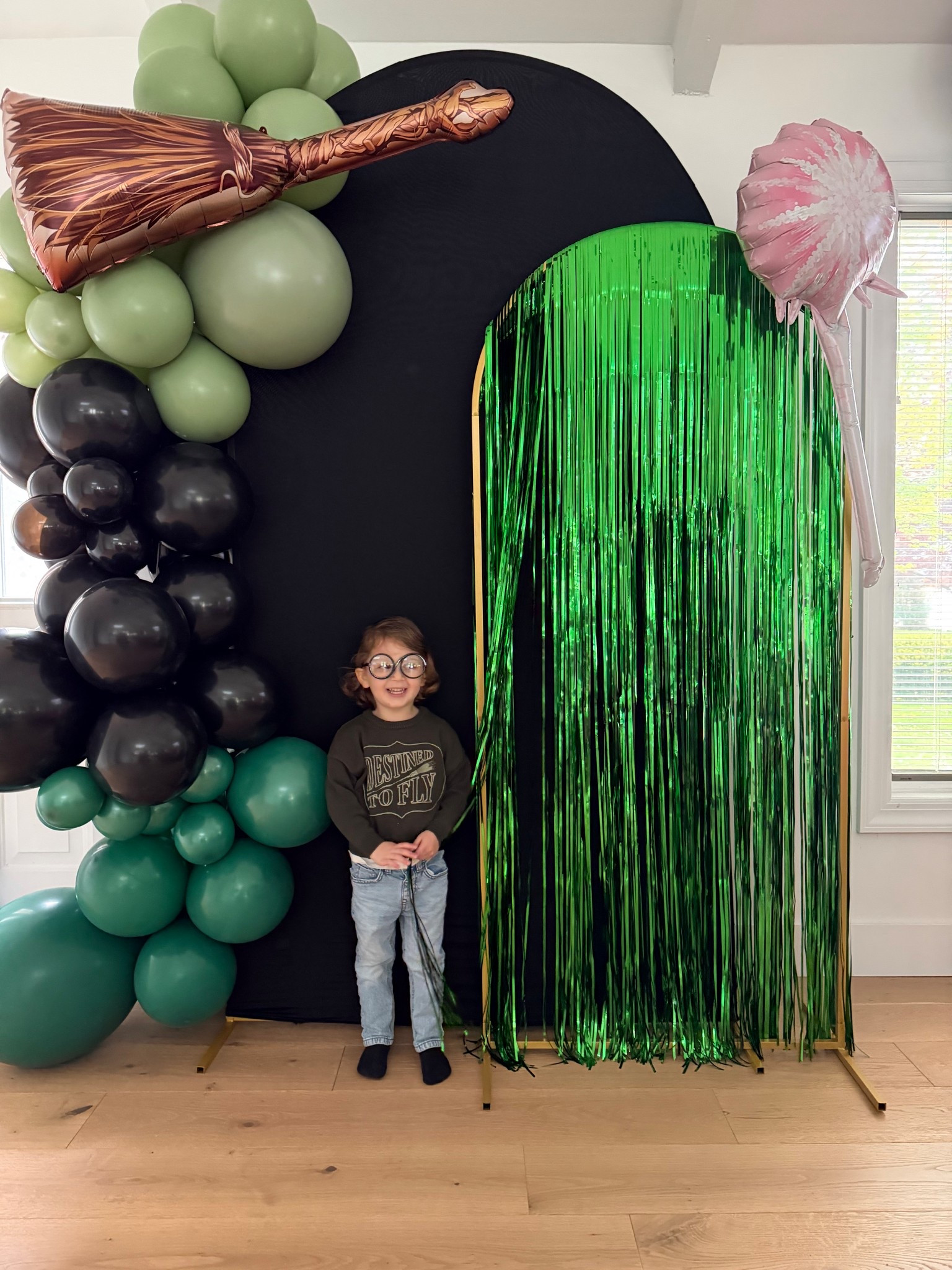 Wicked birthday party theme for my son’s third birthday! Balloon arch and backdrop setup

#LTKmomlife