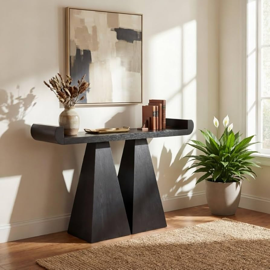 Christopher Knight Home Junhill Mid Century Modern Narrow Console Table, Wood Entryway Table with... | Amazon (US)