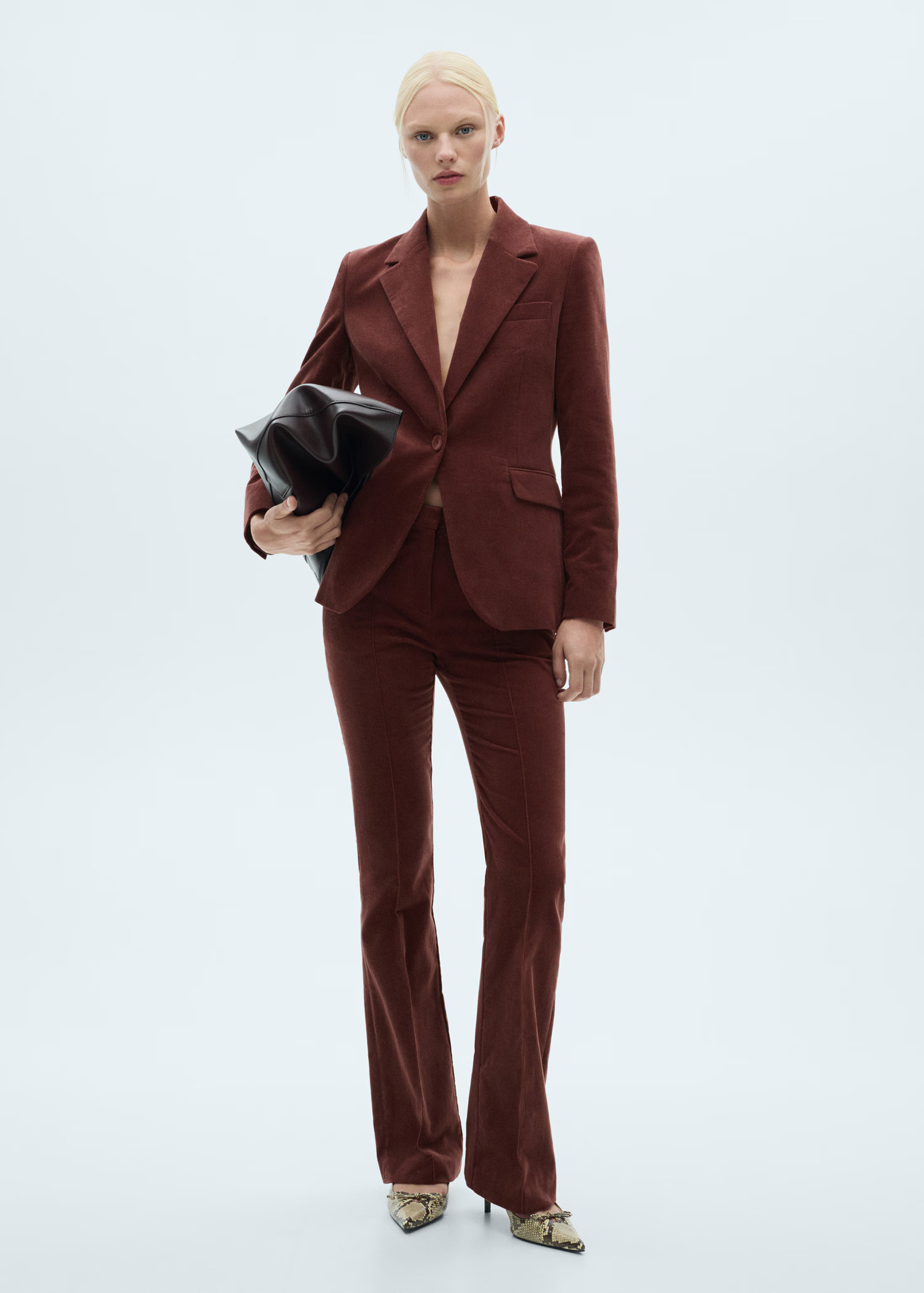 Velvet suit jacket - Women | MANGO USA | Mango (US/MX/AU)