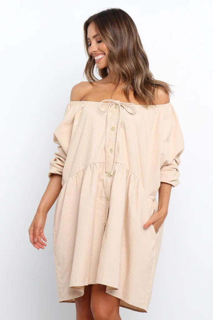 Sybil Dress - Beige | Petal & Pup (US)