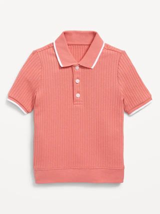 Unisex Rib-Knit Polo Shirt for Toddler | Old Navy (US)