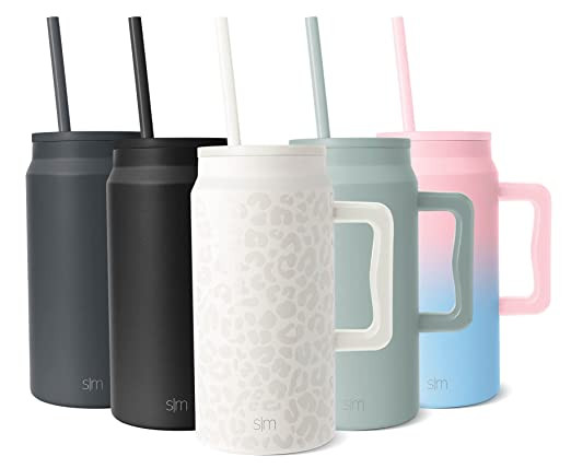 Simple Modern 50 oz Mug Tumbler with Handle and Straw Lid | Reusable Insulated Stainless Steel La... | Amazon (US)