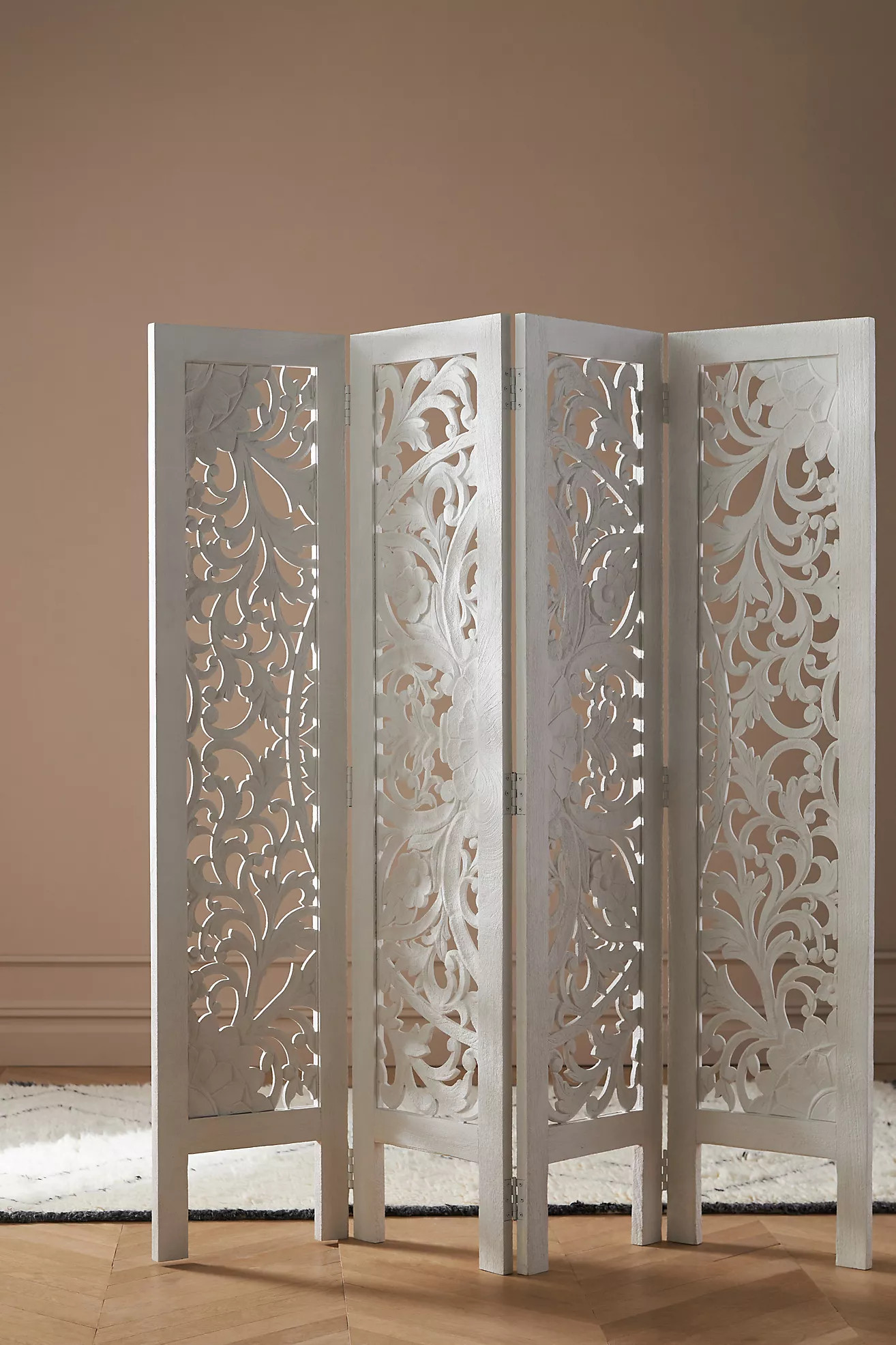 Handcarved Lombok Room Divider | Anthropologie (US)