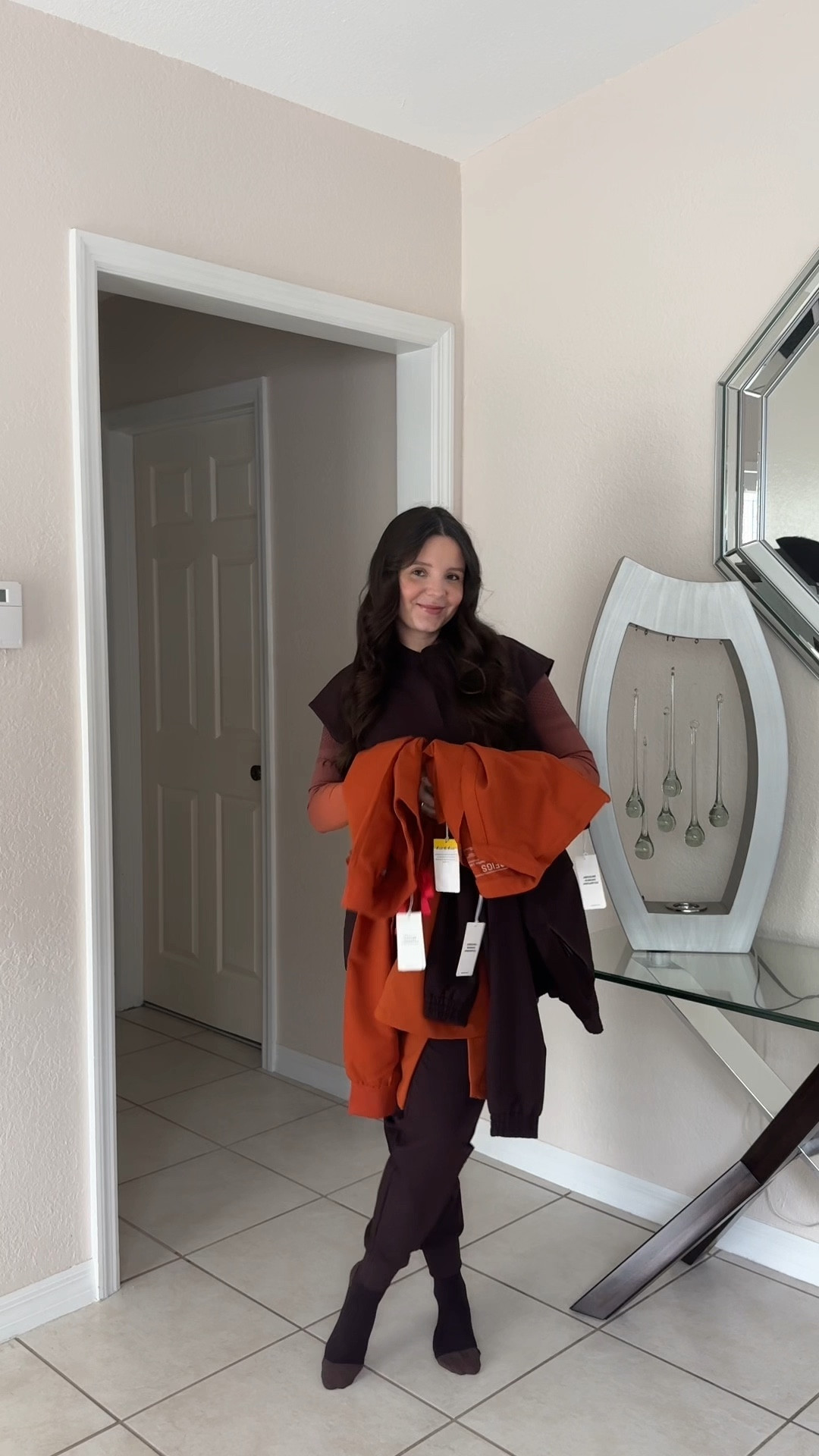 New Figs fall scrub colors in Espresso and Dirty Chai