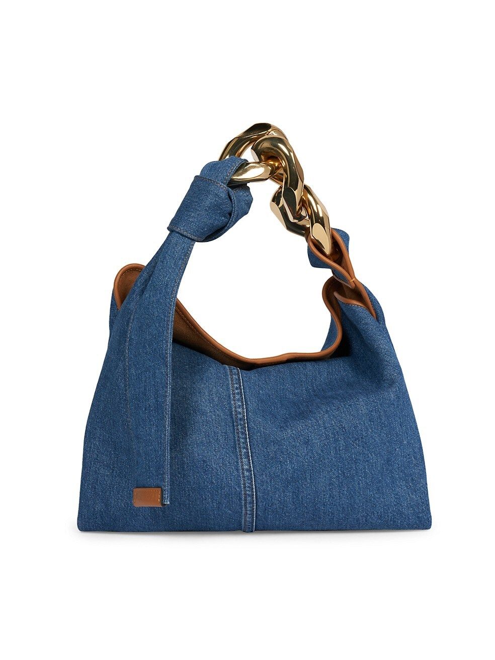 Small Chain Denim Hobo Bag | Saks Fifth Avenue